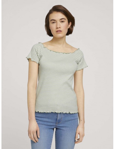 TOM TAILOR T-shirt with stripes 1025674-