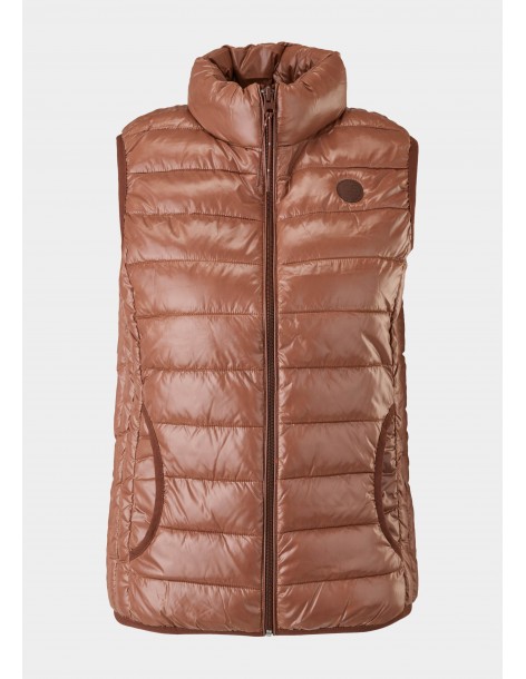 S.OLIVER Quilted body warmer with a stand-up collar 2115483-8707