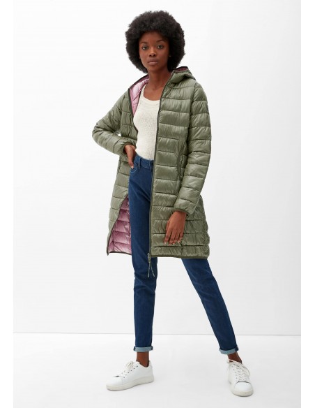 S.OLIVER Hooded quilted coat 2119615-7934