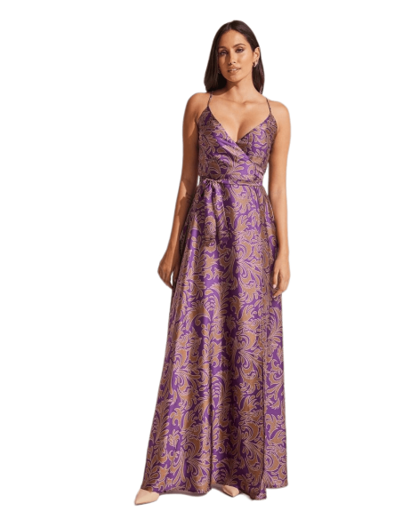 ENZZO Φόρεμα Roza 222366-λιλά