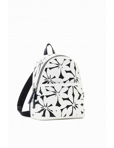 DESIGUAL Small backpack with die-cut flowers 23SAKP23-1001