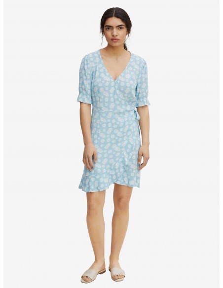 TOM TAILOR Wrap dress with a floral print 1031321-29562