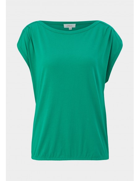 S.OLIVER Top with bateau neckline 2132634-7646