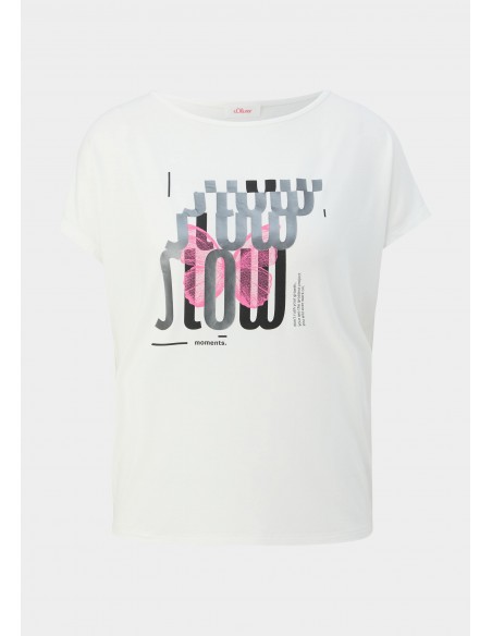 S.OLIVER T-shirt with a front print 2130697-02DO