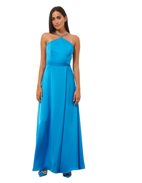 ENZZO Φόρεμα Madlene 221182-ΜΠΛΕ ΡΟΥΑ