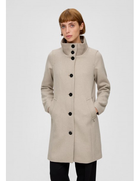 S.OLIVER Coat with a twill texture 2133105-82W2