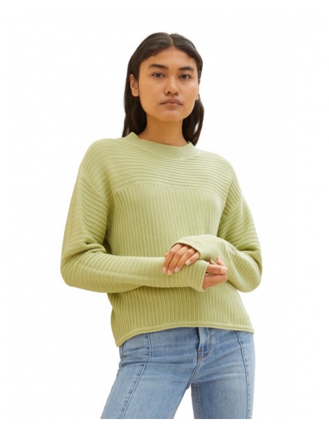 TOM TAILOR Textured knitted jumper 1038123-32256
