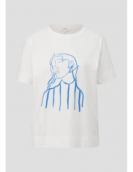 S.OLIVER T-shirt with artwork 2144447-02D0