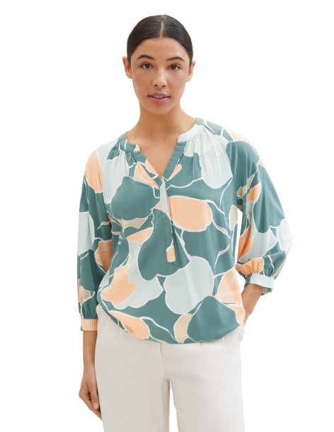 TOM TAILOR Blouse with LENZING ™ ECOVERO 1040308-34845