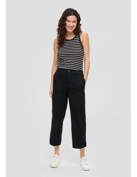 S.OLIVER Culottes in stretch cotton 2143830-9999