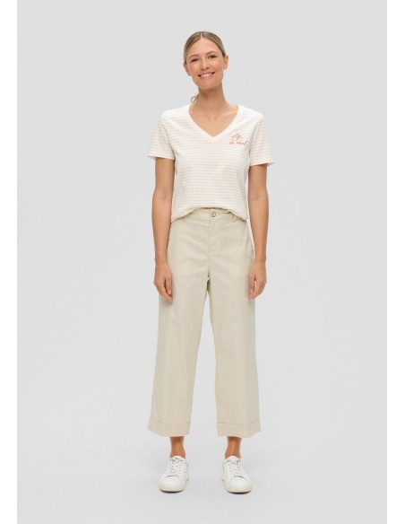S.OLIVER Culottes in stretch cotton 2143830-8105