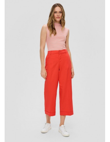 S.OLIVER Culottes in stretch cotton 2143830-2590