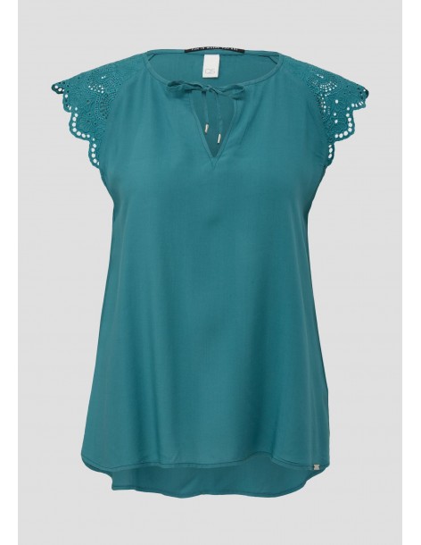 S.OLIVER Blouse top made of viscose 2143614-6737