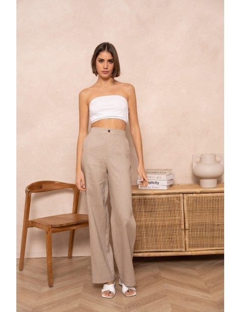 BON FASHION TROUSER P2419-TAUPE