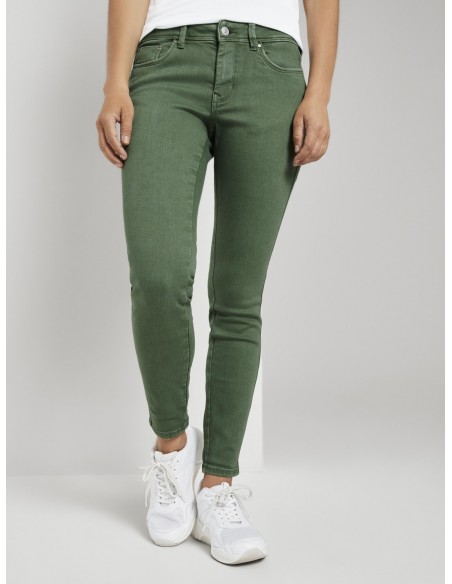 Jeans skinny puss-up TOM TAILOR 1021392-green